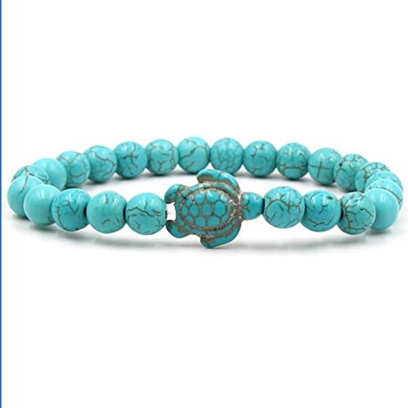 Turquoise turtle bracelet  new in package - Picture 2 of 3